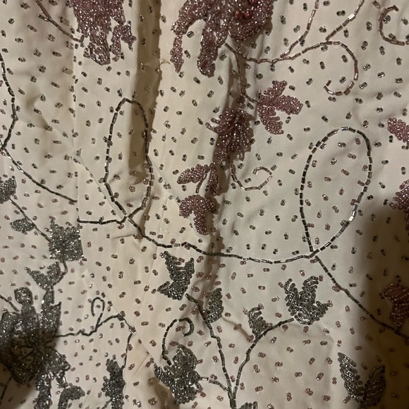 Mignon high End Designer Heavily Beaded Evening Gown Dress - Picture 8 of 9